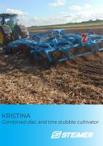 KRISTINA Combined disc and tine stubble cultivator