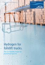 Hydrogen for forklift trucks - 1