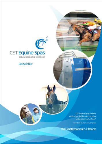 CET Equine Spas Brochure