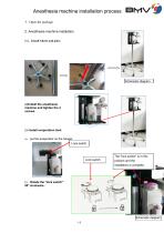 Anesthesia machine installation process-1