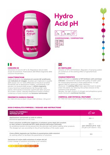 Hydro Acid pH