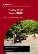 Forestry trailer FB15D