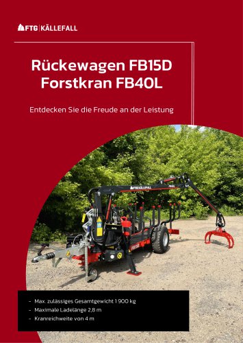 Rückewagen FB15D