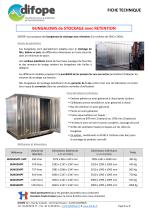 Gamme des bungalows de stockage - DIFOPE - 2