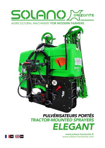 ELEGANT tractor-mounted sprayers