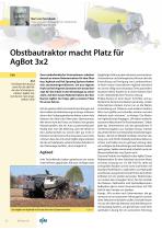 Obstbautraktor macht Platz für AgBot 3x2 - 1