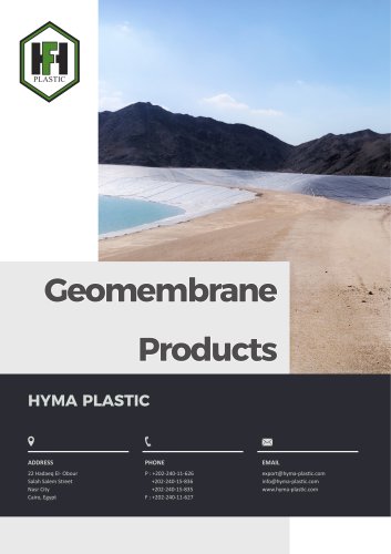 Geomembrane Catalog English