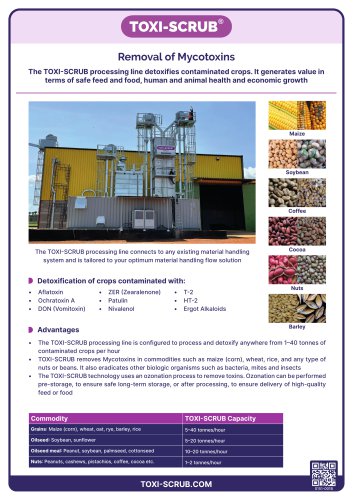 TOXI-SCRUB Removal of Mycotoxins