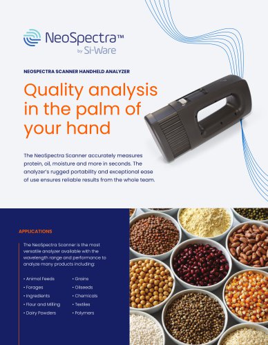 NEOSPECTRA SCANNER HANDHELD ANALYZER