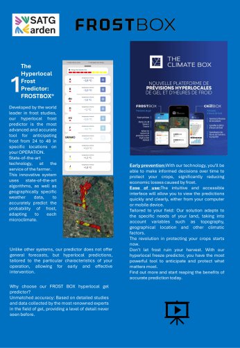 The Hyperlocal Frost Predictor: FROSTBOX®