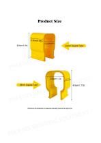 22mm or 28mm Square Pipe Clamp Connect Aluminum Banlancer-2