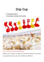 25mm or 26.5mm Round PVC Pipe Drip Cups-1