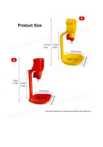 25mm Round PVC Pipe Chicken Nipple Drinker with Cup for Broilers-2