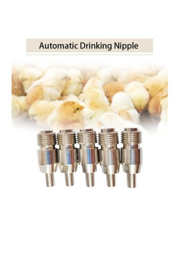 304 Stainless Steel Poultry Nipple Drinker for Broiler or Layer