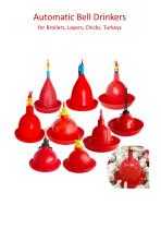 Automatic Bell Drinkers  for Broilers, Layers, Chicks, Turkeys-1