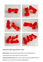 Automatic Bird Cage Drinker Cups-3