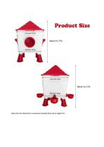 Automatic Chicken Feeder and Drinker Bucket With Legs-2
