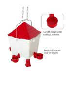 Automatic Chicken Feeder and Drinker Bucket With Legs-6