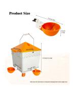 Automatic Chicken Feeder and Drinker Bucket With Legs-2