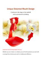 Automatic Duck Drinking Nipple with Cup-1