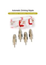 Automatic Poultry House Stainless Steel Chicken Nipple Drinker-1