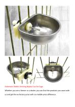 Automatic Rabbit Drinking Nipple Cup for Cage-2