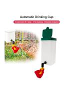 Baby Chick Drinker Bottle With Float Valve Cup-1