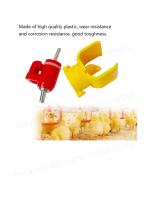 Ball valve layer chicken nipple drinker-3