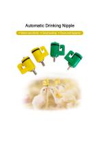 Ball Valve Poultry Nipple Drinker for Broiler Chickens-1