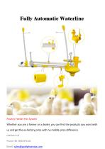 Broiler Farming Automatic Feeding and Drinking Line-1
