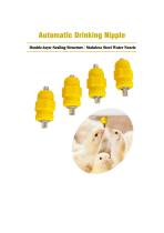 Broiler or Layer Nipple Drinker-1