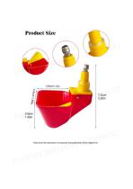 Chick Automatic Drinking Cup (Smart Water Control Poultry Waterer)-2