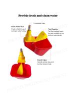 Chick Automatic Drinking Cup (Smart Water Control Poultry Waterer)-3