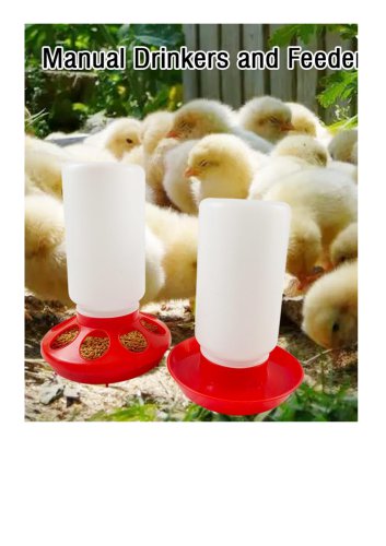 Chick Feeder and Drinker Bottle
