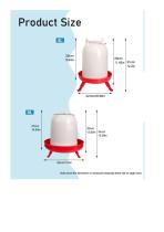 Chicken Feeder and Drinker with Legs-2