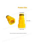Connector for Lubing Water Pressure Regulator-2