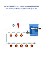 DIY Automatic Poultry Drinker System Complete Set-1