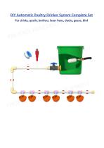 DIY Automatic Poultry Drinker System Complete Set-1