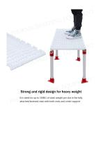 Durable Plastic Chicken Floor Slat (Poultry Coop Raising Platform)-3