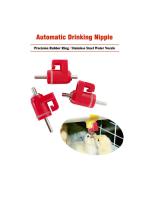 Fully Automatic Poultry Waterline Nipple Drinker-1