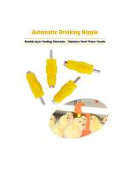 Fully Automatic Poultry Waterline Nipple Drinker-1