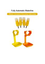 Fully Automatic Poultry Waterline Nipple Drinker Kit-1