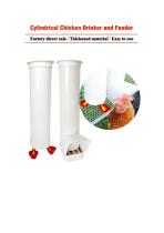 Hanging Tube Chicken Feeder and Drinker (2025)-1