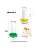 Manual 2-in-1 Feeder and Drinker for Chicks-2