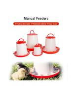 Manual Chicken Feeder Bucket-1