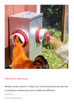 Metal Chicken Feeder Port Bucket-5