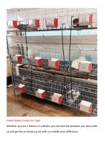 Metal Rabbit Feeder for Cage-2