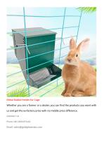 Metal Rabbit Feeder for Cage-3
