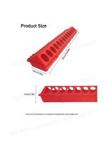 Multi-Poultry Long Feeder (For Chickens, Pigeons, Quails)-2