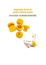 Nylon Rope Buckle for chicken water line-1